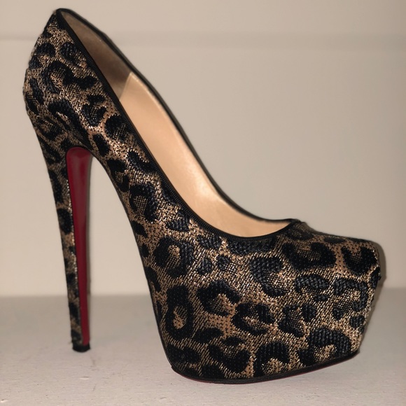Christian Louboutin Leopard Platform - Picture 2 of 8
